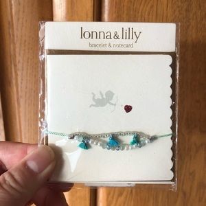 Lonna & Lilly NWT bracelet and notecard